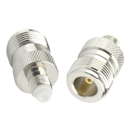 Coaxial RF FME Female to N Female Adaptor(Silver) by buy2fix