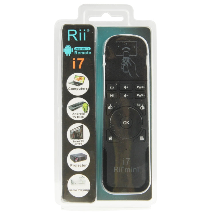 Rii i7 Mini Wireless Air Mouse Keyboard Remote for HTPC / Android TV Box / Xbox360 by buy2fix