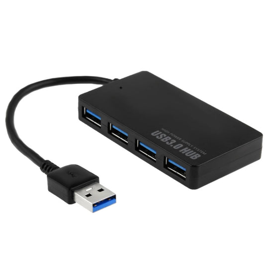 Portable Super Speed 4 Ports USB 3.0 HUB LED Indicator 5Gbps Hot-swap, Clear USB3.0 Signal by buy2fix