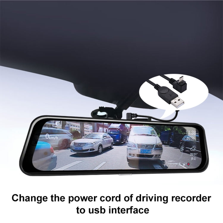 29cm 90 Degree Angle Micro USB to USB Data / Charging Cable by buy2fix