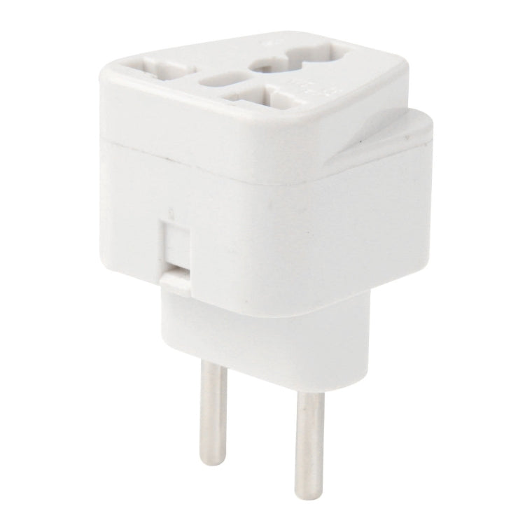 20PCS EU Plug Adapter Power Socket Travel Converter(White) by buy2fix