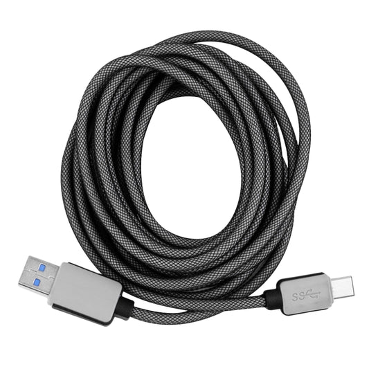 3m Woven Style 2A USB-C / Type-C 3.1 Male to USB 3.0 Male Data / Charger Cable by buy2fix