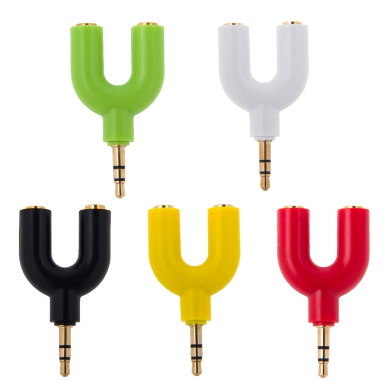 3.5mm Stereo Male to Dual 3.5mm Stereo Female Splitter Adapter(Red) by buy2fix