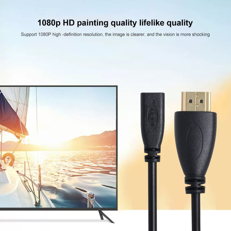 20cm HDMI Male to Micro HDMI Female Adapter Cable by buy2fix