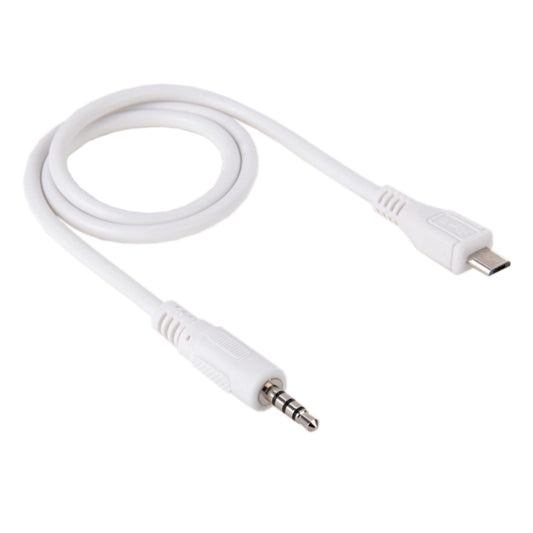 3.5mm Male to Micro USB Male Audio AUX Cable, Length: about 50cm by buy2fix