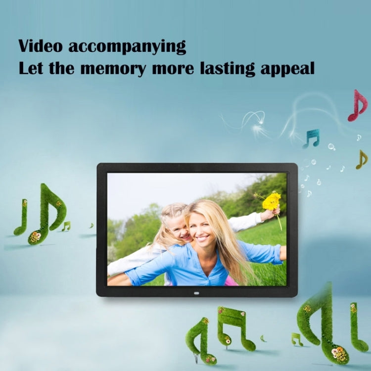 17 inch HD 1080P LED Display Multi-media Digital Photo Frame with Holder & Music & Movie Player, Support USB / SD / MS / MMC Card Input(White) by buy2fix