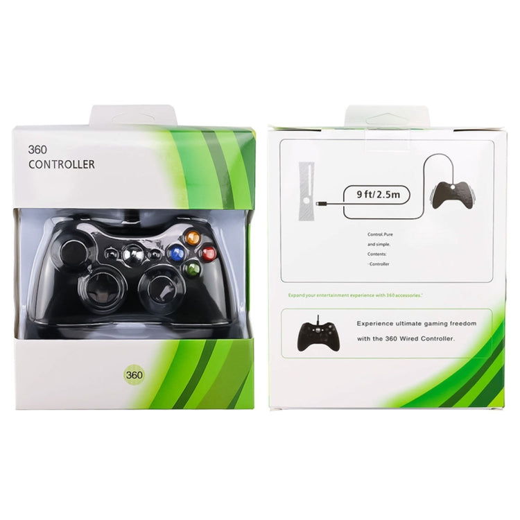 USB 2.0 Wired Controller Gamepad for XBOX360, Plug and Play, Cable Length: 2.5m(White) by buy2fix