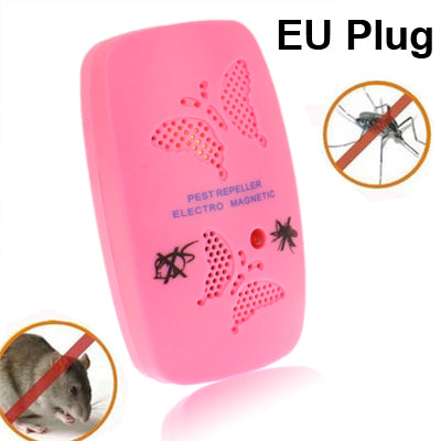 Ultrasonic Electronics Insecticide with Two Steps of Adjustable, Pink (EU Plug) by buy2fix