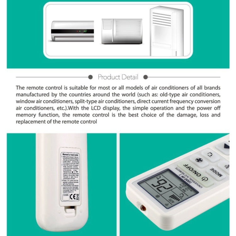 Chunghop Universal A/C Remote Control (K-108ES) by CHUNGHOP