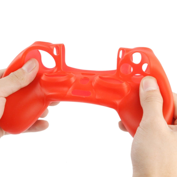 Flexible Silicone Protective Case for Sony PS4 Game Controller, Random Color Delivery by buy2fix