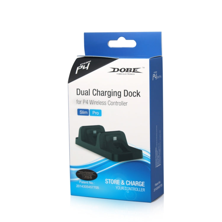 DOBE USB Dual Charger Dock Station for PS4 Wireless Controller (TP4-002)(Black) by DOBE