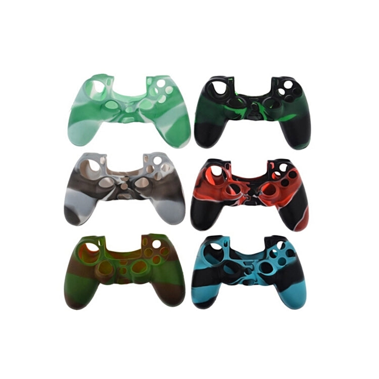 Camo Silicone Protective Case for PS4 Controller, Random Color Delivery by buy2fix