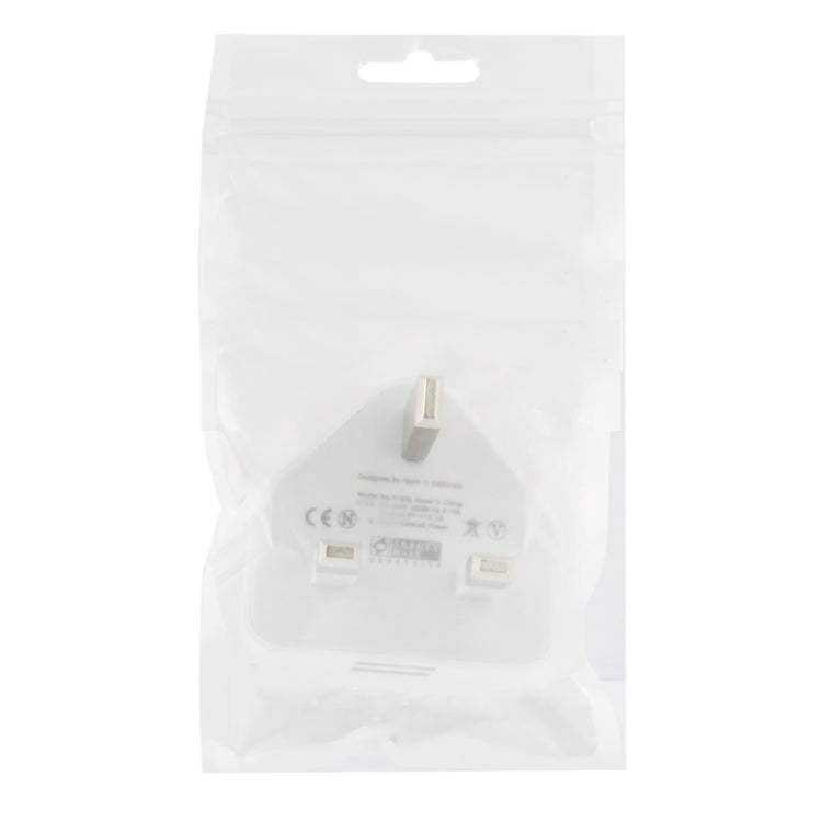 UK Plug 5V 2.1A Dual Port USB Charge Adapter(White) by buy2fix