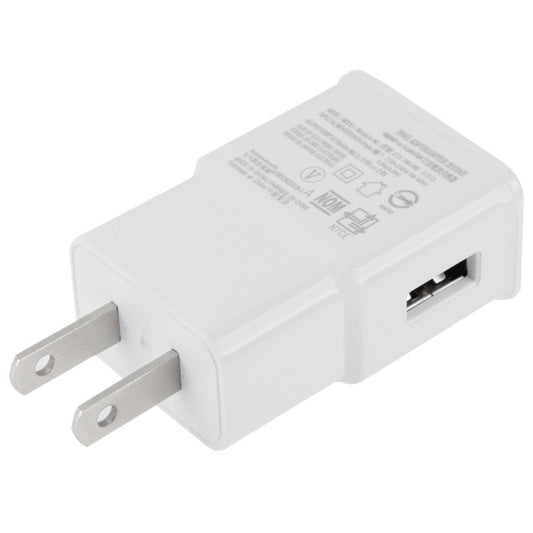 Micro 5 Pin USB Sync Cable + US Plug Travel Charger(White) by buy2fix