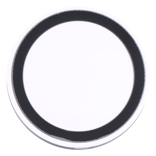 Universal QI Standard Round Wireless Charging Pad (White + Black) by buy2fix
