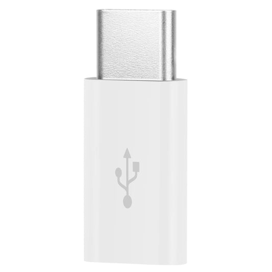USB-C / Type-C 3.1 Male to Micro USB Female Converter Adapter, Length: 2.5cm(White) by buy2fix
