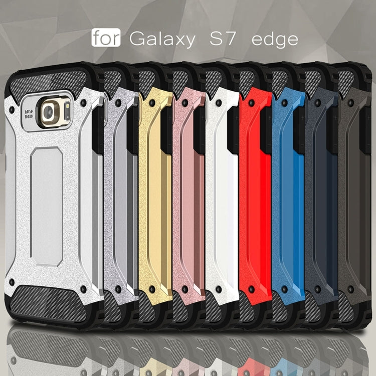 For Galaxy S7 Edge / G935 Tough Armor TPU + PC Combination Case (Dark Blue) by buy2fix
