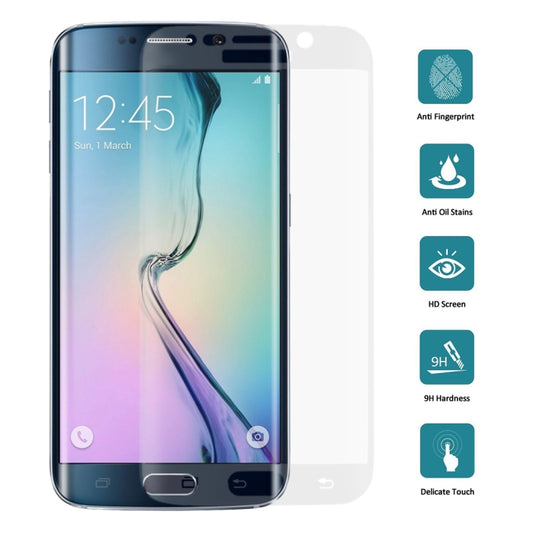 3D Curved Surface Full Screen Cover Explosion-proof Tempered Glass Film for Galaxy S6 edge(Transparent) by buy2fix