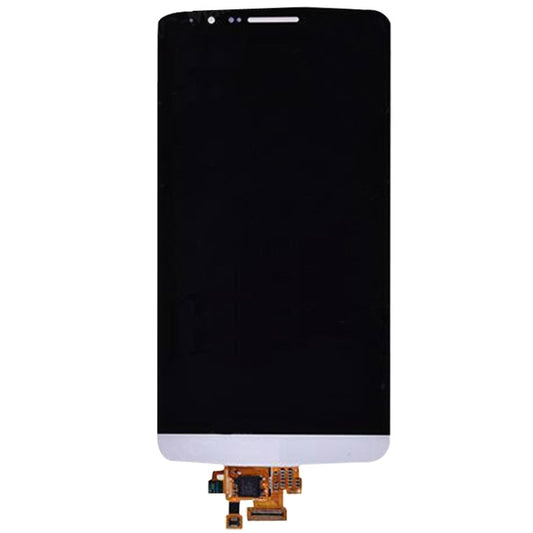 Original LCD Screen and Digitizer Full Assembly for LG G3 / D850 / D851 / D855(White) by buy2fix