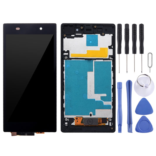 LCD Display + Touch Panel with Frame for Sony Xperia Z1 / L39h / C6902 / C6903 / C6906 / C6943(Black) by buy2fix