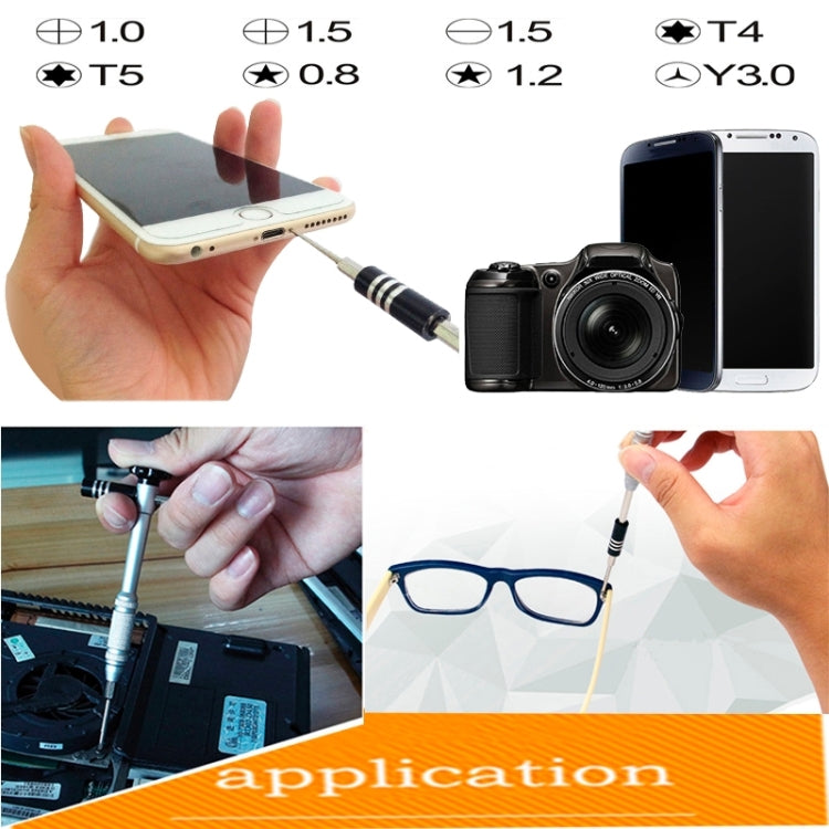 JAKEMY JM-8143 10 in 1 Multifunctional Aluminium Alloy Screwdriver Tools Kit by JAKEMY