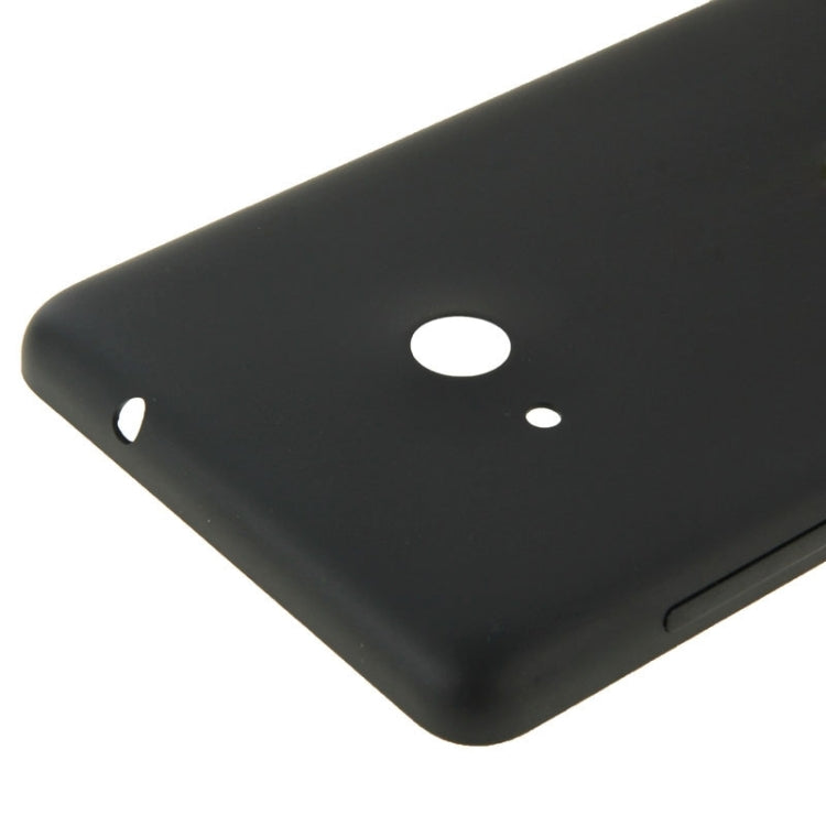 Bright Surface Solid Color Plastic Battery Back Cover for Microsoft Lumia 535(Black) by buy2fix