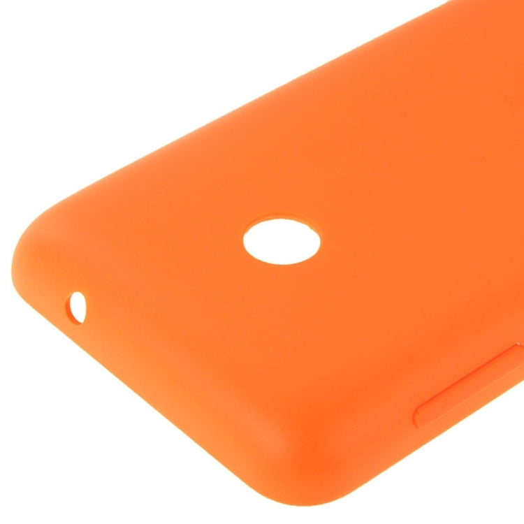 Solid Color Plastic Battery Back Cover for Nokia Lumia 530/Rock/M-1018/RM-1020(Orange) by buy2fix