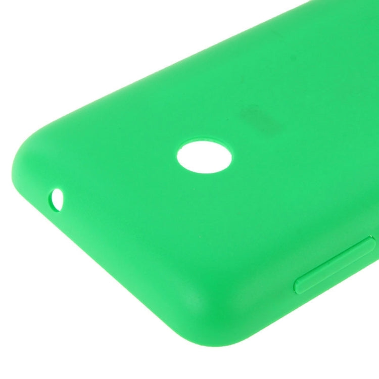 Solid Color Plastic Battery Back Cover for Nokia Lumia 530/Rock/M-1018/RM-1020(Green) by buy2fix