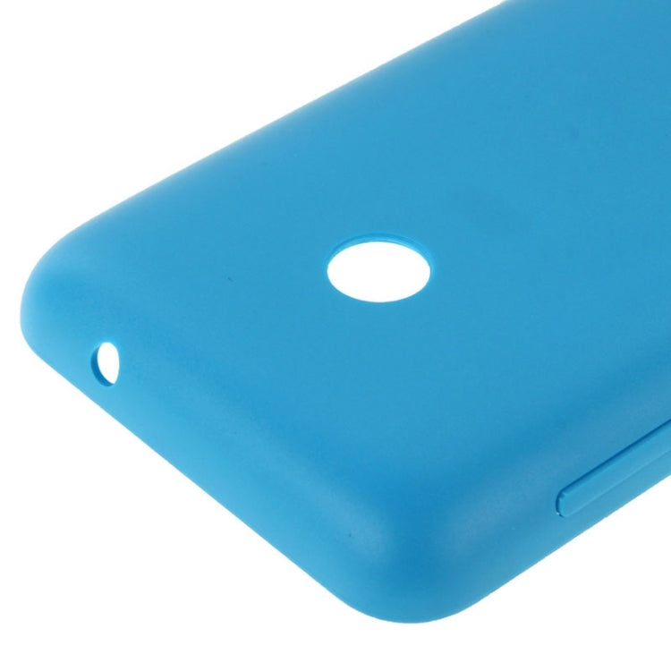 Solid Color Plastic Battery Back Cover for Nokia Lumia 530/Rock/M-1018/RM-1020(Blue) by buy2fix