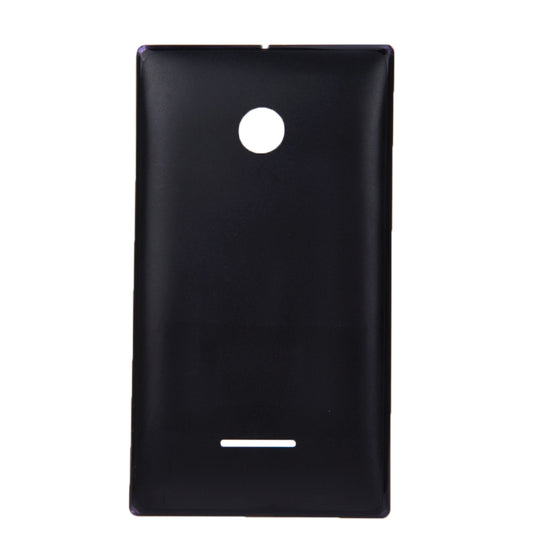 Solid Color Battery Back Cover for Microsoft Lumia 532(Black) by buy2fix