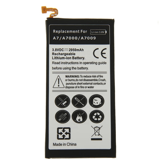 2950mAh High Capacity Rechargeable Li-ion Battery for Galaxy A7 / A700 / A700S by buy2fix