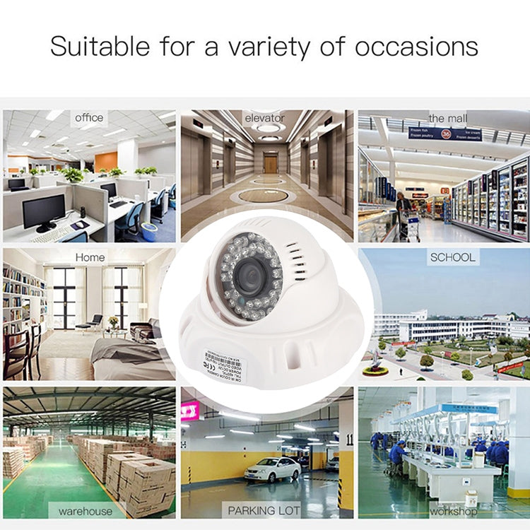 CMOS 420TVL 3.6mm Lens ABS Material Color Infrared Camera with 36 LED, IR Distance: 20m by buy2fix