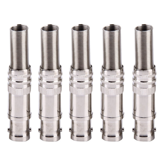 5 PCS Straight Female BNC Connector for DVR / Cable by buy2fix