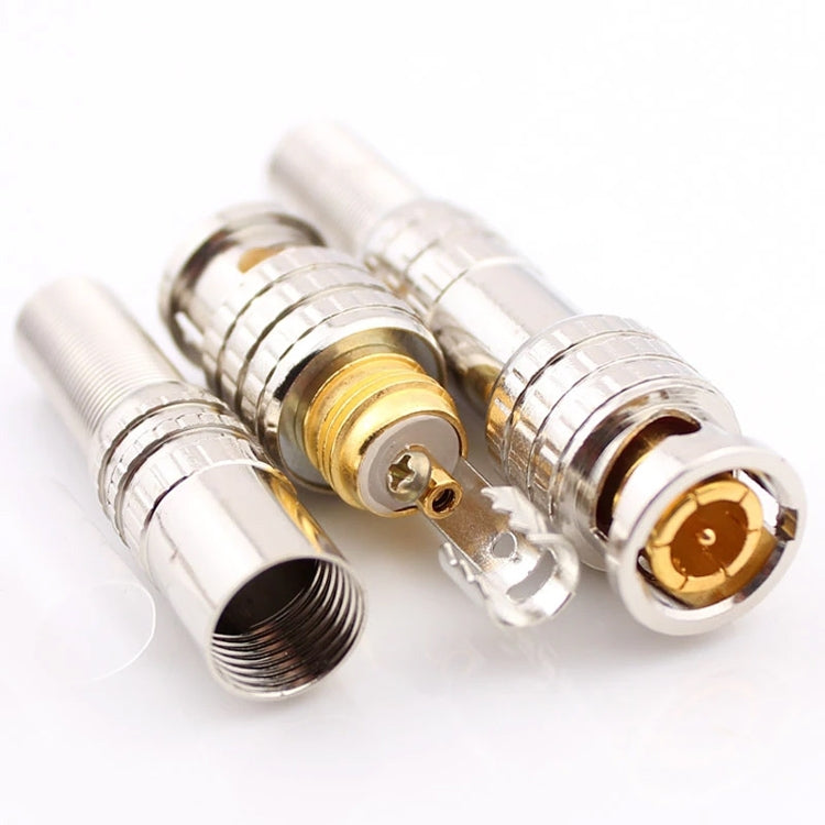 5 PCS Copper-free Solder Male to Female BNC Connector by buy2fix