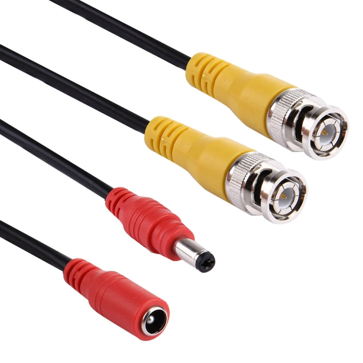 CCTV Cable, Video Power Cable, RG59 Coaxial Cable, Length: 10m(Black) by buy2fix