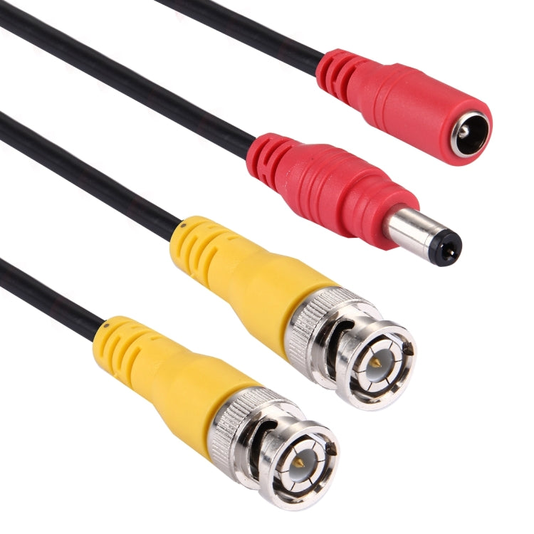 CCTV Cable, Video Power Cable, RG59 Coaxial Cable, Length: 5m(Black) by buy2fix