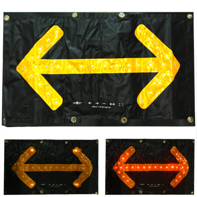 30 LED Car Safety Hazard Traffic Two-way Arrow Direction with Key Indicator Switch Signal Sign by buy2fix