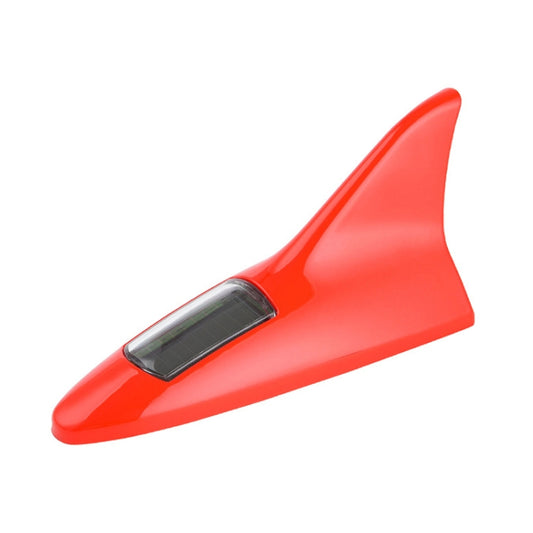 Solar Shark Fin High-positioned Alarm Light(Red) by buy2fix