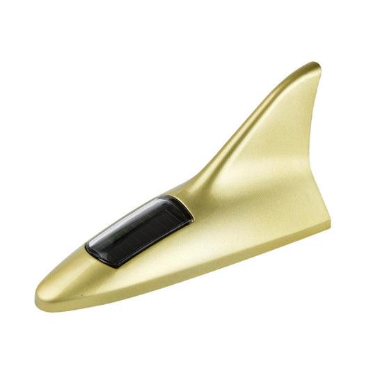 Solar Shark Fin High-positioned Alarm Light(Gold) by buy2fix