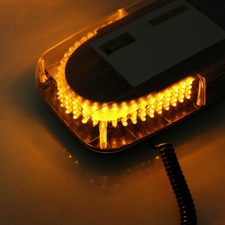25W 240 LED Warning Mini Light Bar Strobe Light, Yellow Light by buy2fix