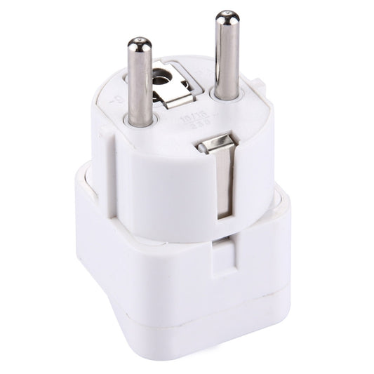 WD-9 Plug Adapter, Travel Power Adaptor with Europe Socket Plug(White) by buy2fix