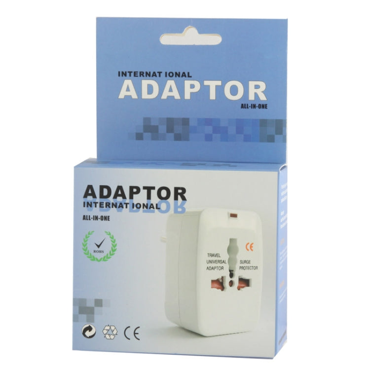Plug Adapter, Universal EU US UK AU Travel AC Power Adaptor Plug(White) by buy2fix