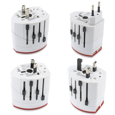 Plug Adapter, World Travel Adapter 2 & USB Charger by buy2fix