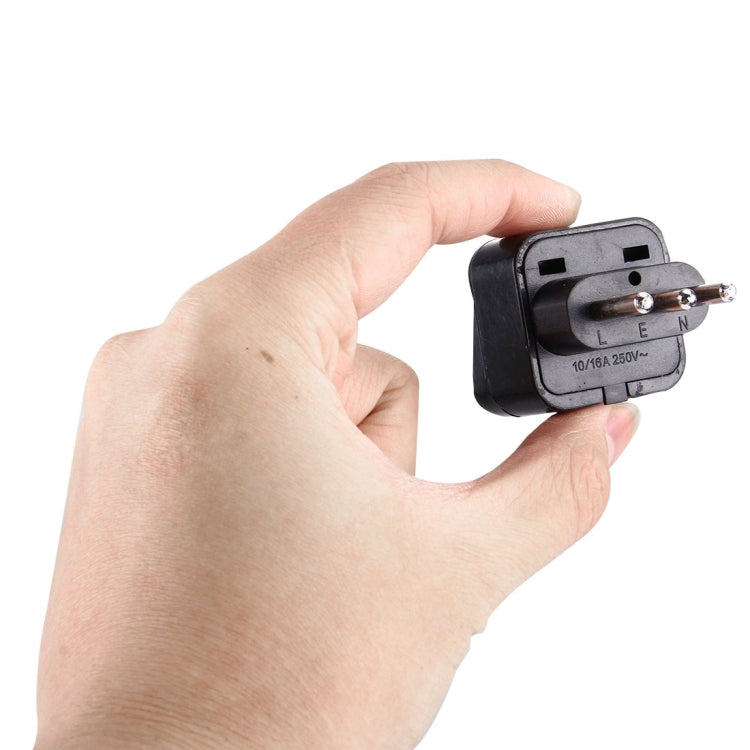 Plug Adapter, Travel Power Adaptor with Italian Plug(Black) by buy2fix