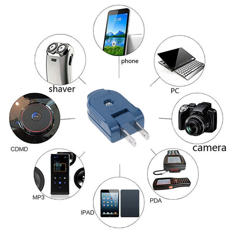 US Plug AC Wall Universal Travel Power Socket Plug Adaptor, Support 90 Degree Rotation by buy2fix