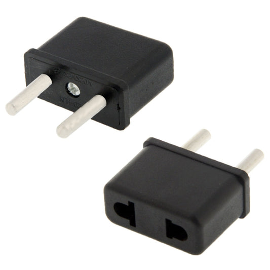 US / AU Plug to EU Plug AC Wall Universal Travel Power Socket Plug Adaptor(Black) by buy2fix