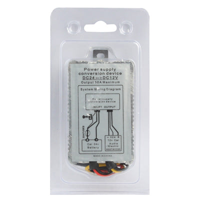 DC 24V to 12V Car Power Step-down Transformer, Rated Output Current: 5A by buy2fix