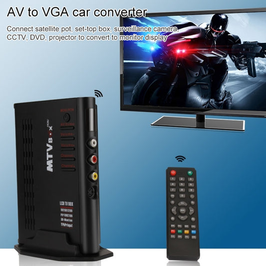 HD LCD TV-Box with Remote Control, TV (PAL-BG+PAL-DK)(Black) by buy2fix