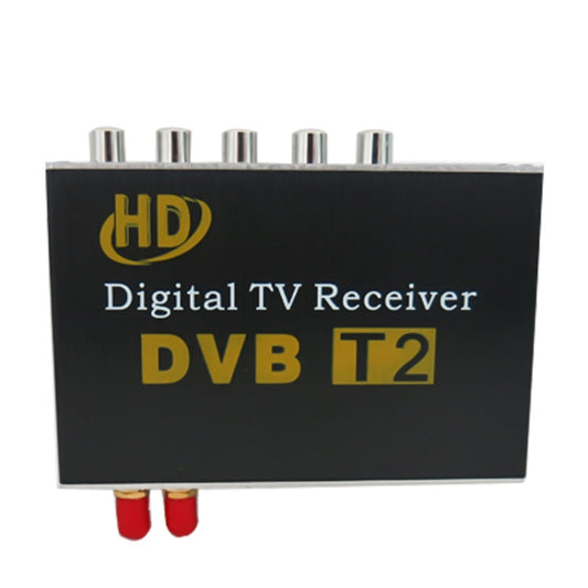 High Speed 90km/h H.264 / AVC MPEG4 Mobile Digital Car DVB-T2 TV Receiver, Suit for Europe / Singapore / Thailand / Africa ect. Market(Black) by buy2fix