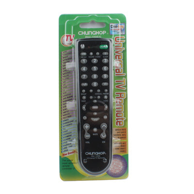 Chunghop Universal TV Remote Control (RM-139ES)(Black) by CHUNGHOP